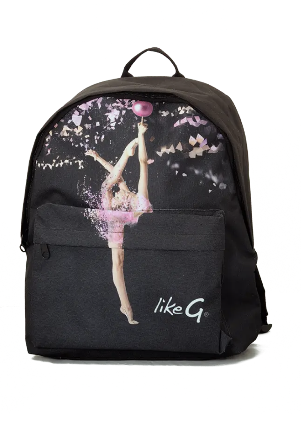 Školní batoh s gymnastkou - střední