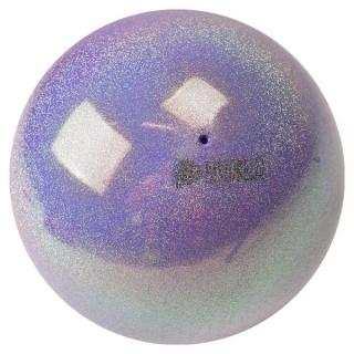21Míč Pastorelli glitter HIGH VISION - třpyt Baby Lilac - 02448