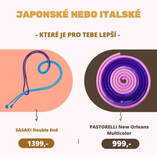 🌟 SASAKI nebo PASTORELLI 🌟 Chceš top vybavení pro trénink i soutěž? Mrkni na tyto dva skvělé kousky! SASAKI Double End ✅...