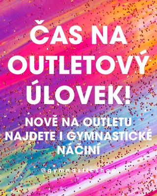 🎉🎉OUTLET VOLÁ🎉🎉 Na našem outletu teď najdeš i gymnastické náčiní 🔥🤸‍♀️ – za ceny, které tě příjemně překvapí! 🪇Kužely,...