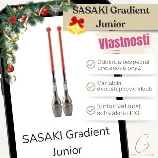 🎄✨ Kouzlo Vánoc v gymnastickém stylu ✨🎄 Hledáte dárek, který opravdu potěší mladou gymnastku? SASAKI Gradient Junior jsou...