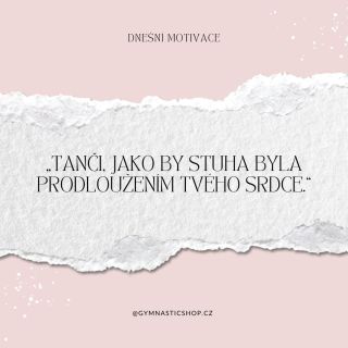 „Tanči, jako by stuha byla prodloužením tvého srdce.“ 💖🎀 Protože když tančíš s citem, každý pohyb vypráví příběh ✨ Nejde...